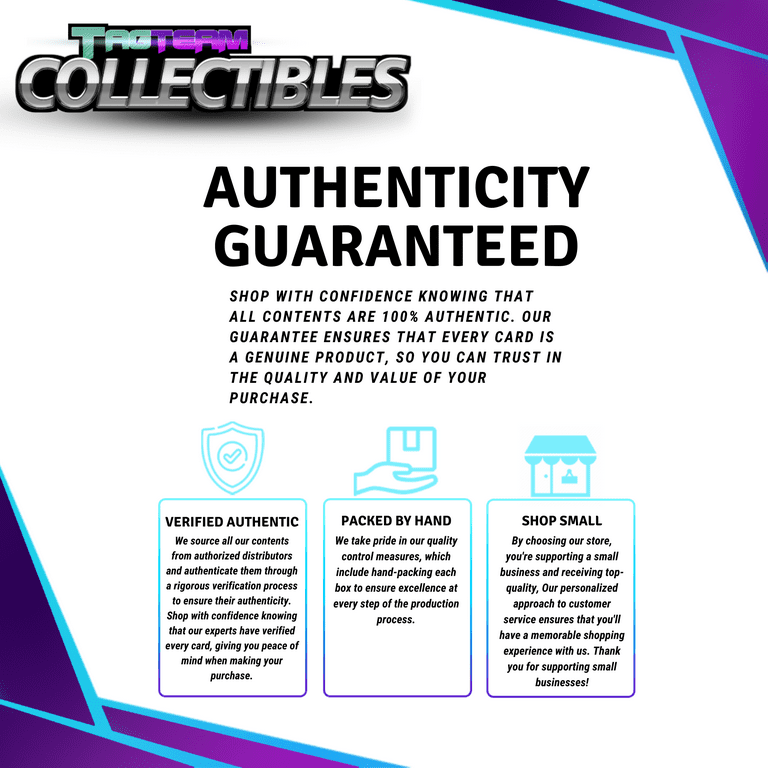 Authenticity Guarantee for Trading Cards