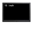 thumbnail image 1 of 15 inch digital photo frame aluminum alloy photo frame HD LED electronic photo album calendar video player HDMI AV Input, 1 of 5