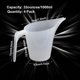 thumbnail image 2 of Jarra De Embudo De Plástico De 4 Piezas, Tazas Medidoras De Capacidad De 1000Ml Con Caños Largos Y Escamas Transparentes Para Enlatar Plantas De Riego, 2 of 5