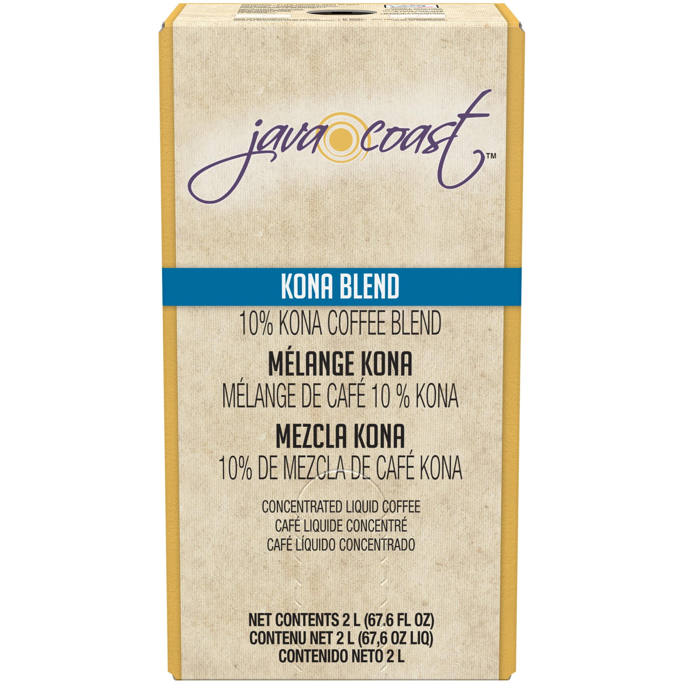 Java Coast Kona Blend Liquid Coffee Concentrate, 1 box (2 ...