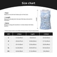 thumbnail image 4 of Goofa White Bule Glitter Printed Womens Workout Tops for Women Sleeveless Yoga Shirts Athletic Running Tank Tops Sleeveless Gym Clothes Workout Apparel-, 4 of 9