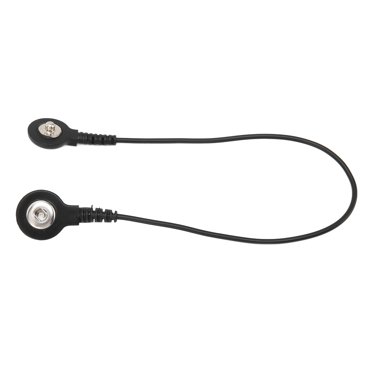 10-Pack Electrode Lead Wires – Pin-to-Snap Adapter Cables For TENS Units 2mm To 3.5mm