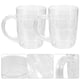thumbnail image 5 of KAKOWELY jarras de cerveza portátiles transparentes para fiestas, tazas pequeñas, vasos de degustación, vasos de whisky y zumo para fiestas., 5 of 5