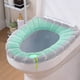 thumbnail image 5 of Asiento De Inodoro Con Asa Funda de asiento de inodoro de felpa bicolor, lavable, ideal para Rkxzt, 5 of 8