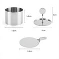 thumbnail image 3 of ckepdyeh 6 piezas de anillos de postre y anillos de comida, anillos de comida, juego de anillos pequeños, anillos de mousse de acero inoxidable, 3 of 6