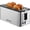 Stainless Steel, variant on 4 Slice Toaster, Long Slot Toaster With Countdown Timer, Bagel/Defrost/Reheat/Cancel Functions,Warming Rack, Removable Tray, 6 Browning Settings, Extra Wide Slots, Stainless Steel, 1300W