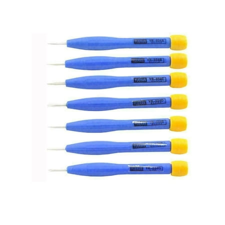 

7x Multi-Sizes Screwdrivers for High Frequency Circuit Adjustment Non-Magnetic&Static Screwdriver Kit Plastic Set Repair Tool Cer C1A5