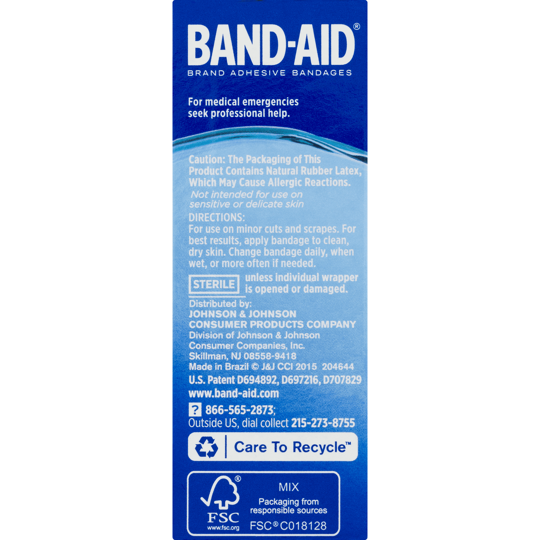 Band-Aid Adhesive Bandages Tough Strips Waterproof - 26 CT