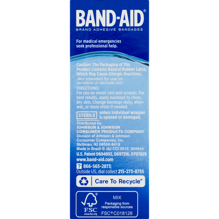 BAND-AID Tough Strips Adhesive Bandages, 26 Count