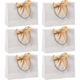 thumbnail image 1 of Gift Bags Large Capacity Paper Shopping Bag, 6Pcs Gift Wrapping, Halloween Christmas Party Favor Bag, 1 of 5