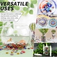 thumbnail image 6 of 1 LB Mixed Color Flat Glass Beads, 160-180PCS Small Glass Marbles, Mini Flat Round Pebbles for Vase Filler and Floral, Fish Tank Rocks Decorative Gemstones for Home and Aquarium Décor, 6 of 6