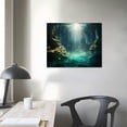 thumbnail image 3 of Nawypu Deep Blue Underwater Cave (Picture Poster Ocean Sea Scuba Diving) 1416 Poster Canvas Prints Wall Art For Home Office Decorations With Framed, 3 of 4
