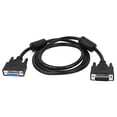 thumbnail image 1 of DB15 Cable Black Straight Through 15 Pin DB15 RS232 Serial Cable, DB15 Male to Female Connector Extension Cable Cord Shielded, 5ft/1.5m, 1 of 6