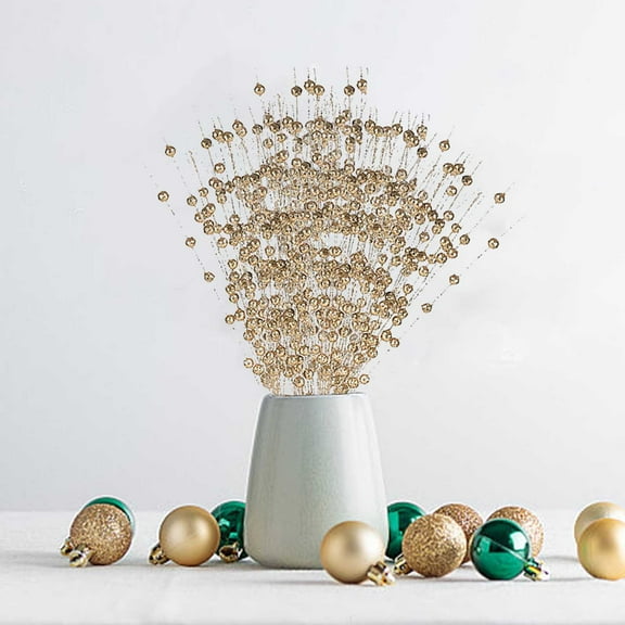 Decoraciones de Navidad 10 Pc Por Conjunto 42 cm 12 Forked Christmas Tree Cuttings Christmas Bouquet Accesorios