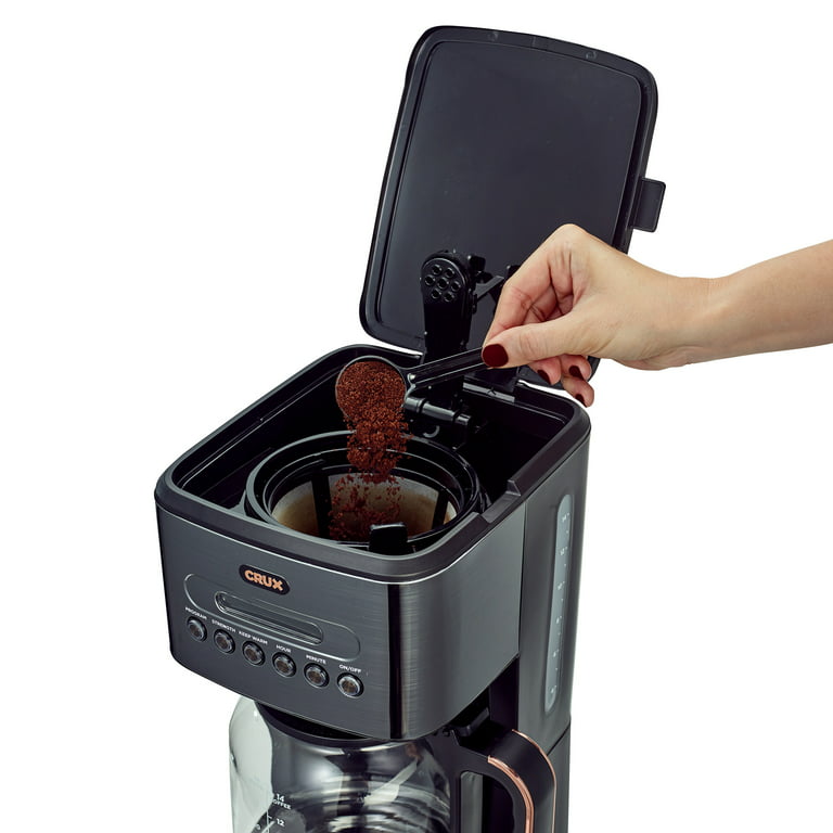 CRUX Stainless Steel 14 Cup Drip Coffee Maker 