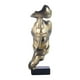thumbnail image 1 of Bearachild Agregue un toque de elegancia al hogar con Silence Is Gold Estatua de arte abstracto Estilo único Exquisito Decoración del hogar cobreño, 1 of 6