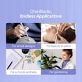thumbnail image 4 of Navajas Dermaplaning MyMed 10R para mujer con mango, 4 of 6