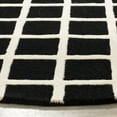thumbnail image 4 of SAFAVIEH Chatham Jahn Geometric Wool Area Rug, Black/Ivory, 7' x 7' Round, 4 of 9