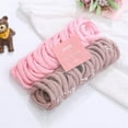 thumbnail image 6 of 50pcs Black Elastic Hair Band Leagues Ties Colets Scrunchies Springs Gum Accessory For Girl Women No Damage Pigtails Holder Set, 6 of 10