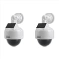 thumbnail image 1 of 2X Cámara de Seguridad de Simulación con Luz LED Intermitente, Rotación de 360°, CCTV Simulado, Monitor Interior/Exterior Alimentado, 1 of 5