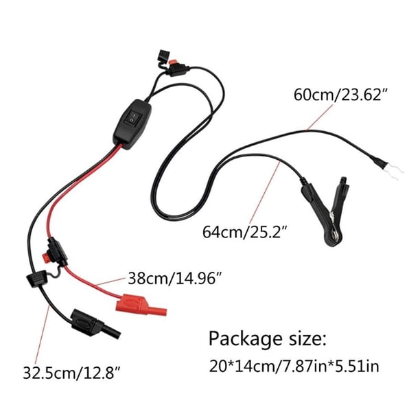 Detector de corriente de batería Abrazadera de resorte en U Herramienta de detección de fugas de batería Sin apagado Sywqhk Accesorios para autos y motos