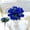 Blue, variant on 18 Heads Fake Roses Artificial Cemetery Flowers for Grave 14.57" , UV Resistant Fake Flower Bouquet Faux Silk Roses for Home Wedding Table Centerpiece Photography Props Spring Cemetery Decor
