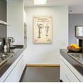 thumbnail image 3 of Epic Art 'Marine Propulsion Blueprint Patent Parchment,' Acrylic Glass Wall Art, 24"x36", 3 of 3