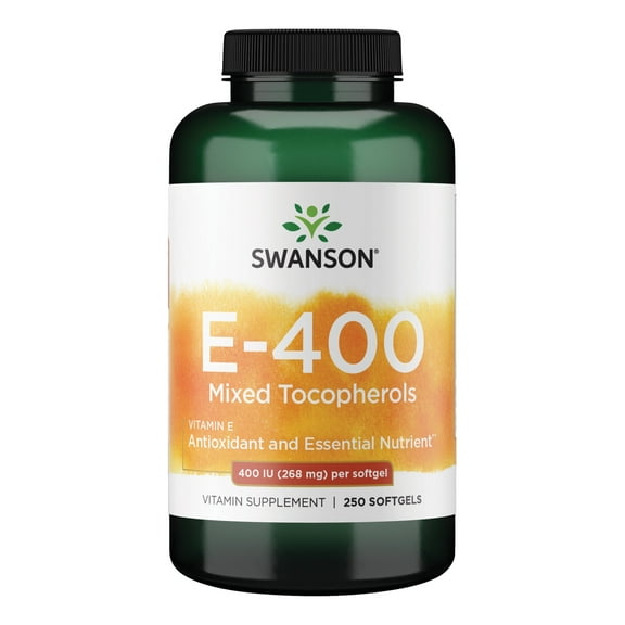 Swanson Vitamin E Mixed Tocopherols 400 Iu (268 Milligrams) 250 Sgels