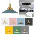 thumbnail image 2 of Colorful Metal Pendant Lamp for Dining Room, Simple Rustic Pendant Light Fixture for Kitchen Island, Modern Farmhouse Pendant Lighting, Minimalist Vintage Retro Pendant Light, 2 of 7