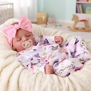 RSG Lifelike Reborn Baby Dolls 20 inch Sleeping Baby Dolls Soft Cloth Body with Accessories Gift Box for Kids Age 3+