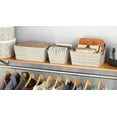 thumbnail image 2 of Whitmor Rattique® Storage Baskets - Set of 3 - Latte, 2 of 6