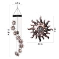 thumbnail image 4 of Campanas de viento solares Esgarden 8 LED con forma de sol, luna y estrella para exteriores, 4 of 8