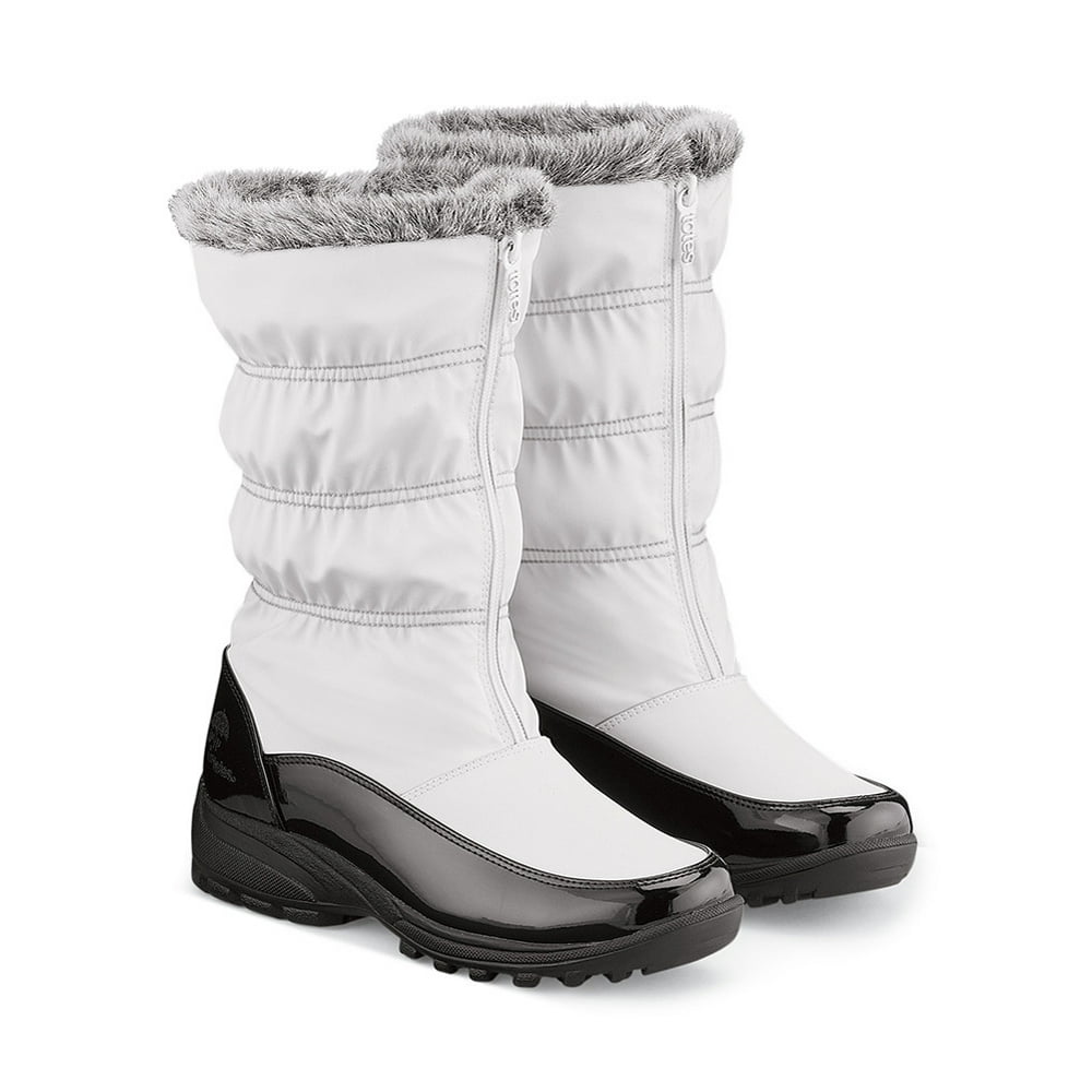 totes Collections Etc Women's Totes Zip Front Waterproof Boots with