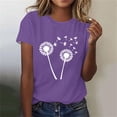 thumbnail image 2 of Kaemgyyd T-Shirt Grande Taille pour Femmes, Mignon, à Imprimé Graphique, Col Rond, Doux, Léger, Manches Courtes, 2 of 4