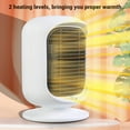thumbnail image 3 of Energy Efficient Desk Heater Portable Room Heater Desktop Heater for Home Office Electric Heater for Indoor Use Small Portable Heater PTC Electric Heater Portable Room, 3 of 7