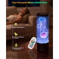 thumbnail image 4 of Jellyfish Lamp with Remote Control, 17 Color Changing Jellyfish Light with 2 Lifelike Jellyfish, Home Decor Creative Jelly Fish Light Lamp, 4 of 8