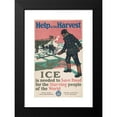 thumbnail image 2 of Anonymous 13x18 Black Modern Framed Museum Art Print Titled - Help in the Harvest Ice is Needed to Save Food for the Starving People of the World (1920), 2 of 5