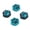 Black & Blue, variant on GeekShare 4PCS Switch Thumb Grips, Soft Silicone Joystick Caps for Switch 1/OLED/Lite,Cat Paw Shape