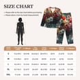 thumbnail image 4 of Lsque Vibrant Bouquet Waterfall Pattern Long Sleeve Pajama Set for Women - Soft 2-Piece Sleepwear and Loungewear Set with Pockets, Comfy Nightwear-X-Large, 4 of 7