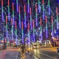 thumbnail image 3 of Juego de 4/3/2/1 luces LED de lluvia de meteoritos para Año Nuevo 2025, lámpara decorativa navideña para jardín, árbol, boda, fiesta, decoración navideña, 3 of 5