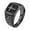 Black, variant on Men's Stainless Steel Trendy Cross Cracked Ring Aesthetic Jewelry Rings for Modern Women and Mens Silver Size 10