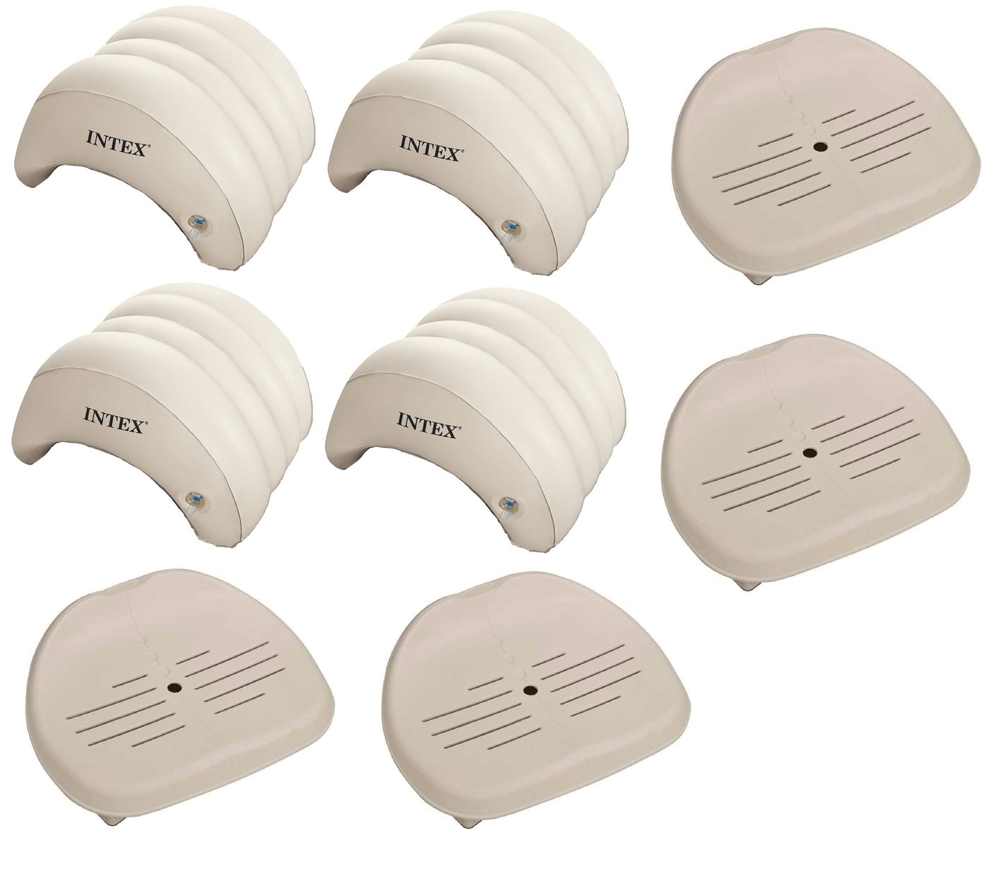 Intex PureSpa Headrest and Seat Accessories (4Pack)
