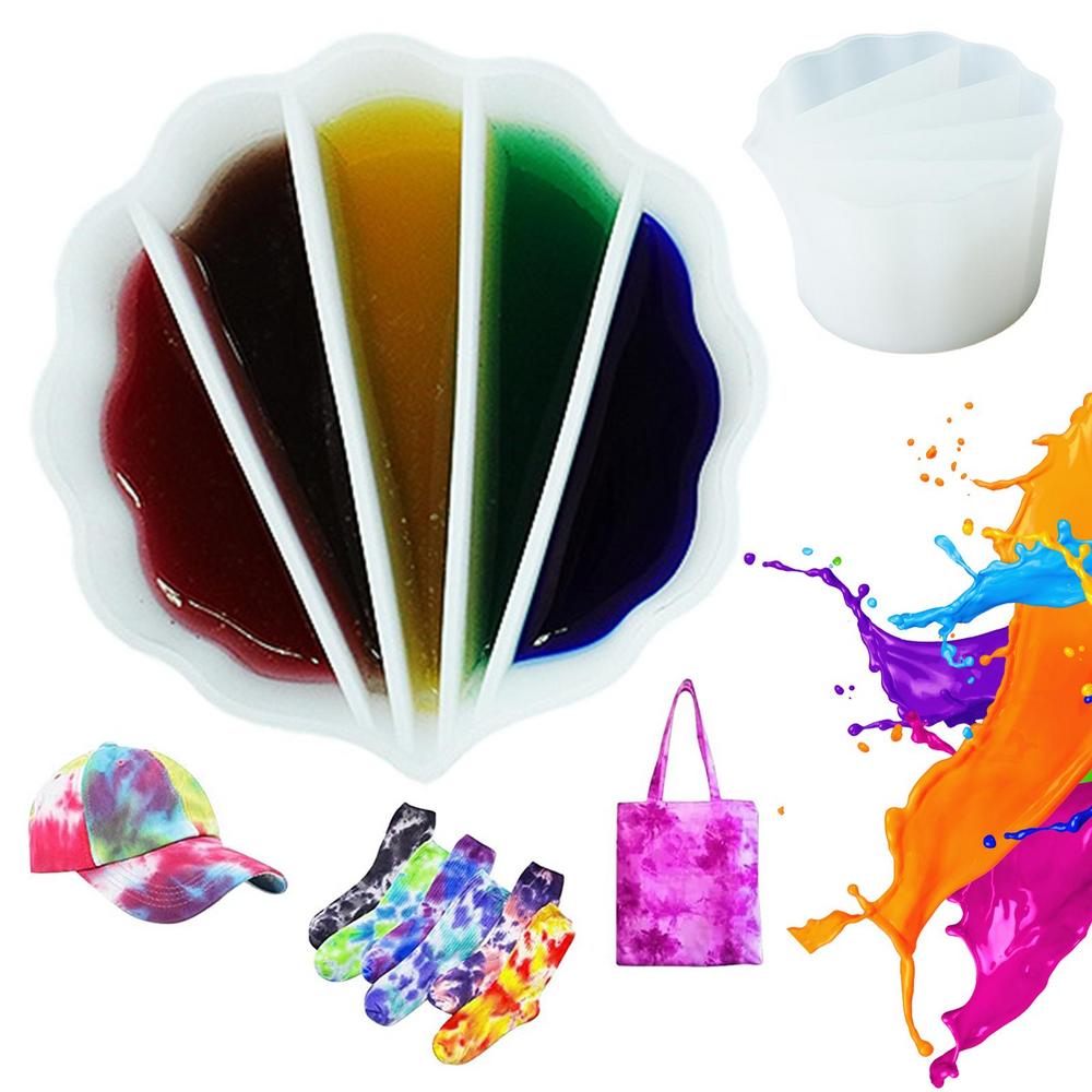 Kafei Silicone Split Cups Silicone Reusable Fluid Art Split Cups Split