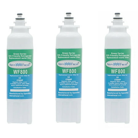 Replacement Water Filter For LG Refresh R-9490 Refrigerator Water Filter by Aqua Fresh (3 Pack)