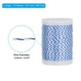 thumbnail image 2 of Archery Bow String Serving Thread 120 Yard/110M, 0.3" Dia Bowstring Thread, Blue White, 2 of 5