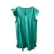 thumbnail image 4 of Vestido de mujer con cuello en V, mangas con volantes y bajo con volantes - Ligero, transpirable y fluido - Ropa informal de verano para fiestas y vacaciones, 4 of 4