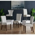 thumbnail image 5 of NPD Furniture Valencia 19" Fabric Chair in Beige (Set of 2), 5 of 10