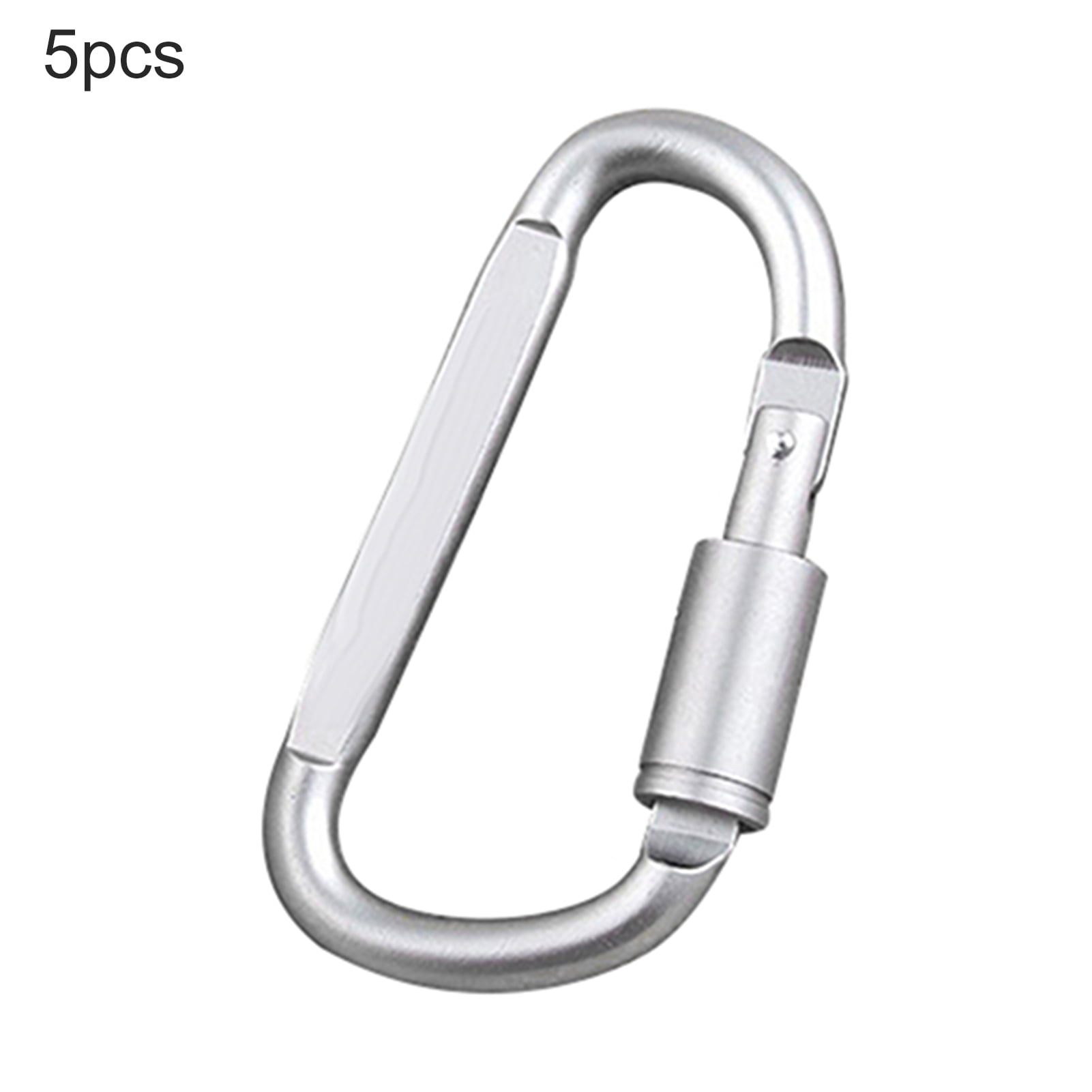 Details about   Stainless Steel Carabiner Clips D Ring Locking Strong Caribeaner Camping Hook CF 