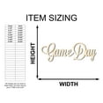 thumbnail image 2 of Unfinished Wood Game Day Shape - Word Craft - up to 46" 14" / 1/8", 2 of 5