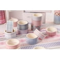 thumbnail image 3 of Craft Tape Plaid Pattern 6 Rolls DIY Colorful 6.56ft Masking Tape Planner Tape, 3 of 6